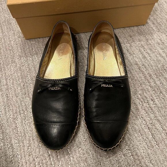 Prada Shoes - Prada bow espadrilles